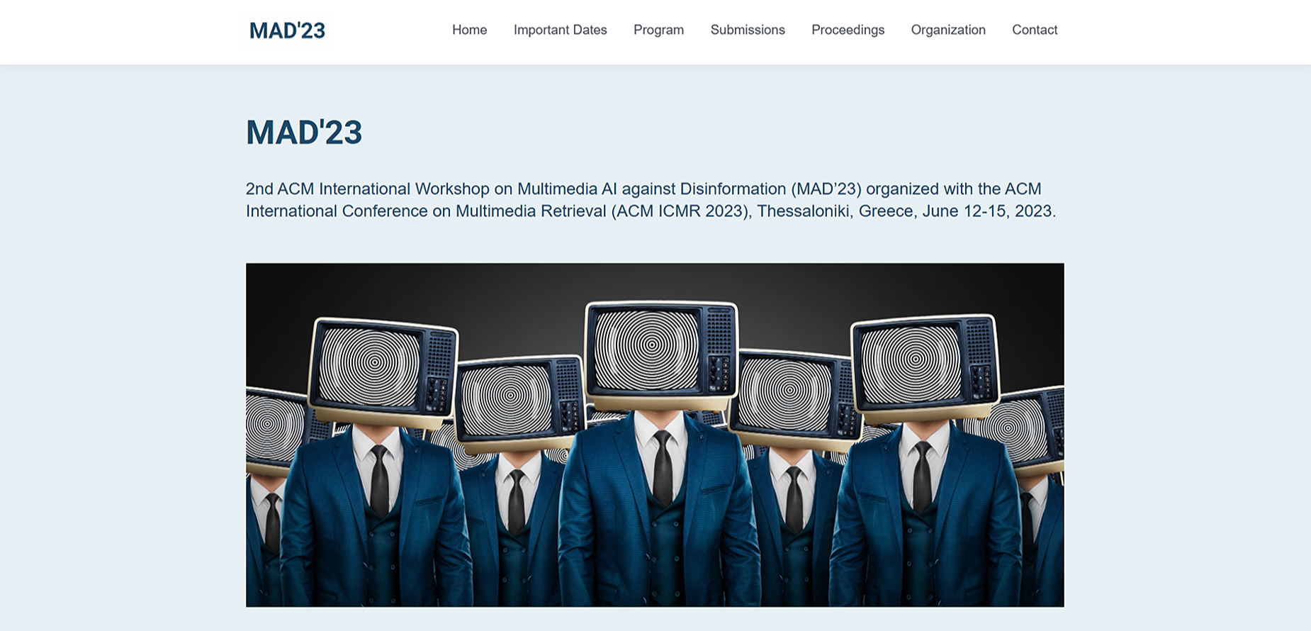 MAD2023 - 2nd ACM International Workshop on Multimedia AI against Disinformation