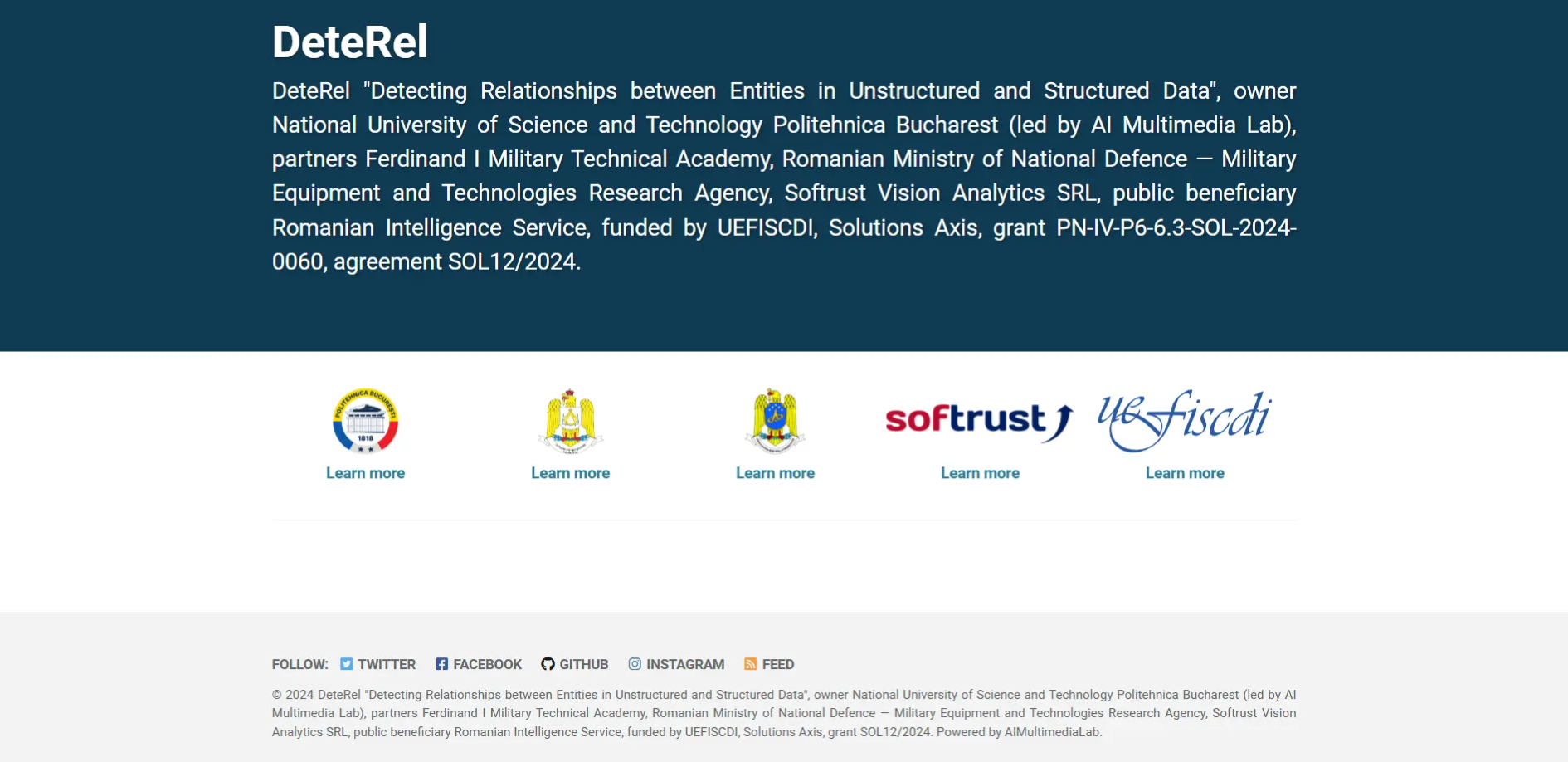 UEFISCDI DeteRel