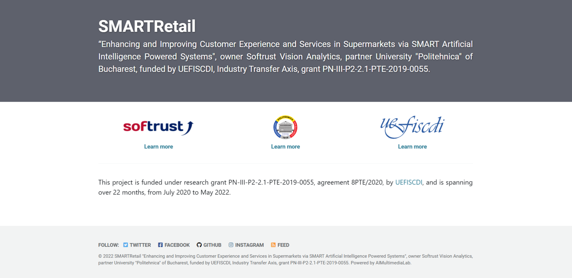 UEFISCDI SMARTRetail